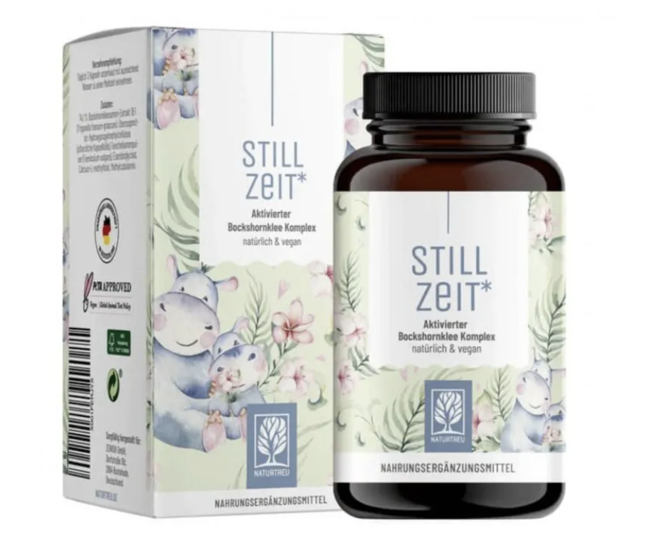 NATURTREU Pískavice řecké seno na podporu laktace StillZeit (90 kapslí)